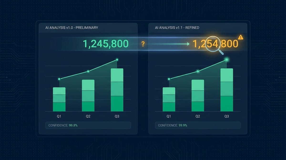 Can I Trust AI Data Analysis in Front of a Client?