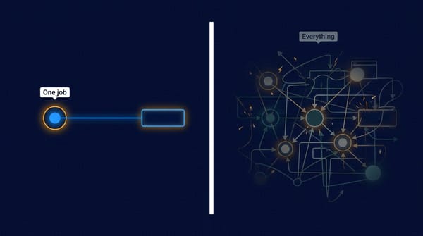 Build your first AI agent: why boring wins